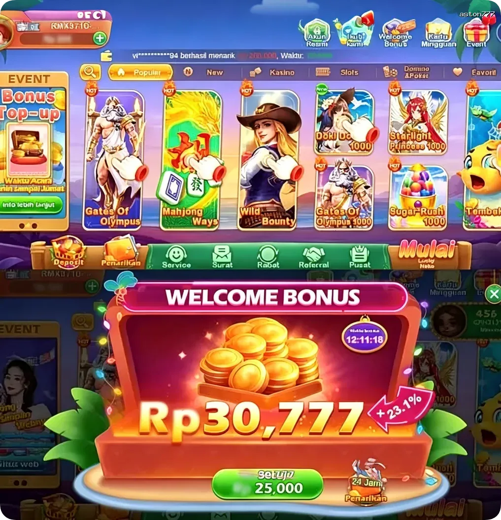 aston777 Resmi - Unduh APK